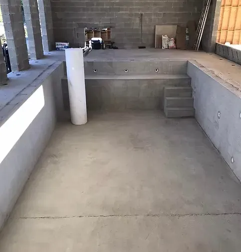 Piscine béton à Havelange